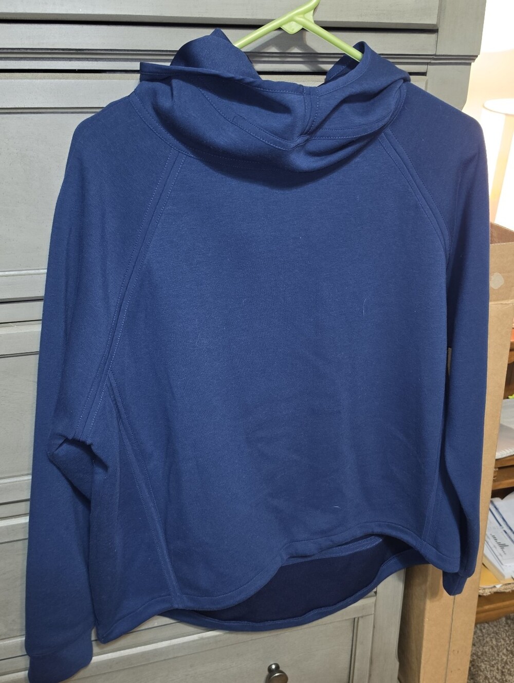 ZYIA Deep Navy Cowl Neck Raglan Sweater